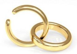 Золотые кольца, свадьба лудомана