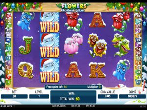 Flowers слот - бонусная игра