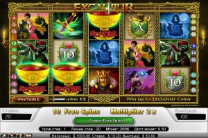 Excalibur - призовая игра