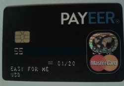 PAYEER моя кредитная карта
