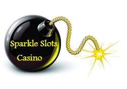 Бомба с надписью Sparkle Slots Casino