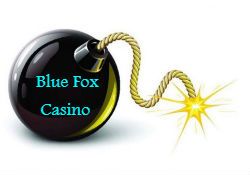 Бомба с надписью Blue Fox Casino
