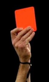 Красная карточка от букмекера доккеру.