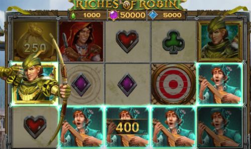 Игровой автомат Riches of Robin - выигрыш