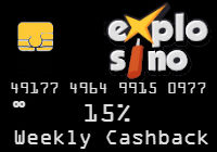 Cashback Bonus в Explosino Casino.