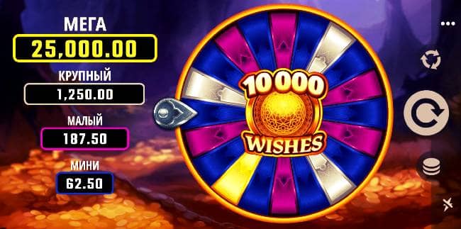 Слот 10000 Wishes - джекпот колесо.