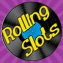 Rolling Slots Casino логотип пластинка.
