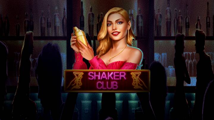 Девушка- логотип слота Shaker Club.