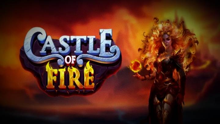 Слот Castle of Fire - огненная женщина.